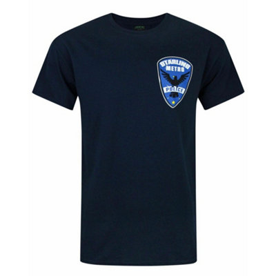 B&Q -  Dc Comics Mens Blue Arrow Short Sleeved T-Shirt (X-Large)