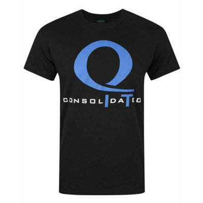 Vanilla Underground Dc Comics Mens Black Queen Consolidated Logo Short Sleeved T-Shirt (Xx-Large) from B&Q