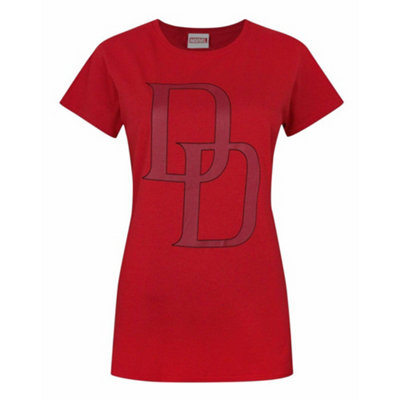 Vanilla Underground Marvel Womens Red Daredevil Short Sleeved T-Shirt (X-Large) from B&Q