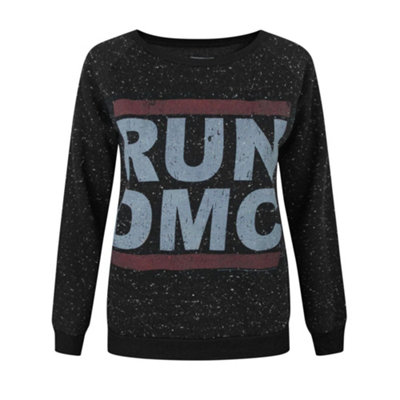 Vanilla Underground Amplified Clothing Womens Grey Run Dmc Logo Sweatshirt (Small) from B&Q