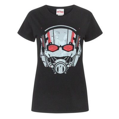 Vanilla Underground Marvel Womens Black Ant-Man Short Sleeved T-Shirt (Medium) from B&Q