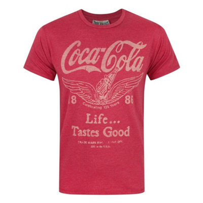 Vanilla Underground Junk Food Clothing Mens Red Logo Short Sleeved T-Shirt (X-Small) from B&Q