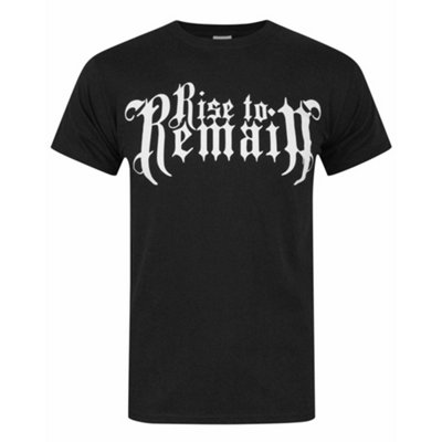 B&Q -  Rise To Remain Mens Black Band Logo Short Sleeved T-Shirt (Xx-Large)