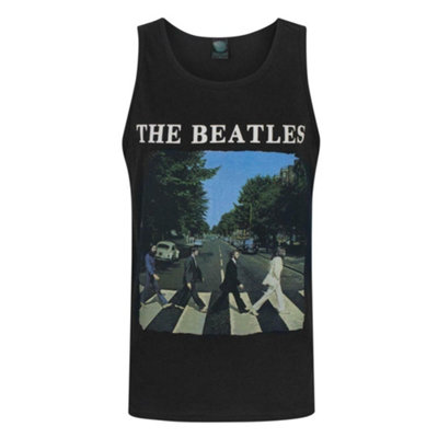 Vanilla Underground The Beatles Mens Black Band Members Vest (Medium) from B&Q
