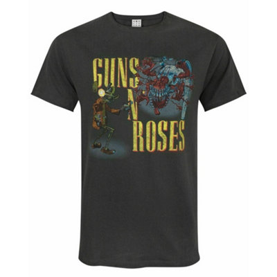 Vanilla Underground Amplified Clothing Mens Grey Guns N Roses Short Sleeved T-Shirt (Small) from B&Q