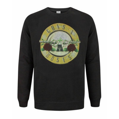 Vanilla Underground Amplified Clothing Mens Black Guns N Roses Sweatshirt (Xx-Large) from B&Q