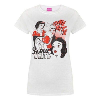 Vanilla Underground Disney Womens White Disney Princess Short Sleeved T-Shirt (Large) from B&Q