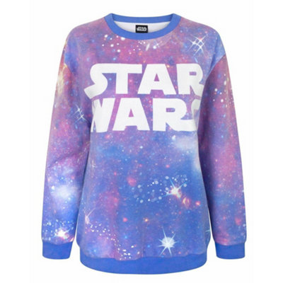 Vanilla Underground Star Wars Womens Purple Cosmic Sweatshirt (Xx-Large) from B&Q