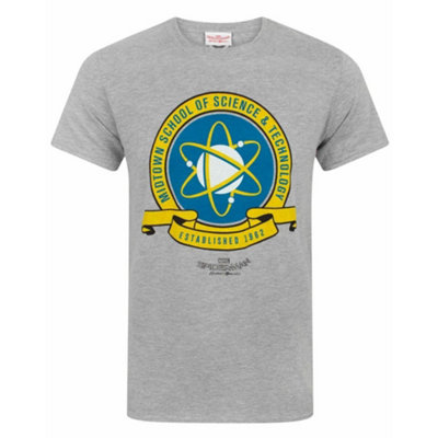 Vanilla Underground Marvel Mens Grey Spider-Man Midtown School Crest Short Sleeved T-Shirt (Xxx-Large) from B&Q