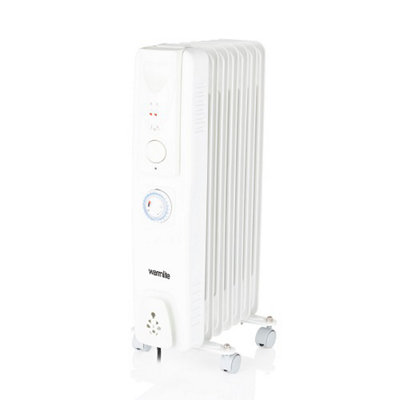 Warmlite Wl43003Ytw 1500W Oil Filled Radiator from B&Q