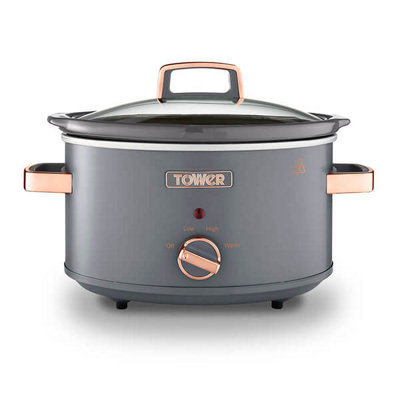 Tower Cavaletto 3.5 Litre Slow Cooker Grey from B&Q