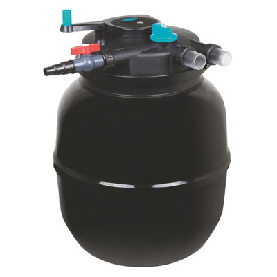 All Pond Solutions Allpondsolutions 50000L Koi Pressurised Pond Filter 55W Uv Easy Clean Pfc-50000 from B&Q