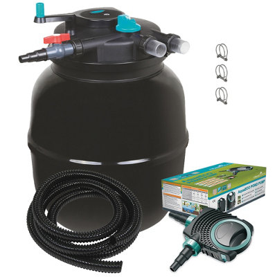 All Pond Solutions Allpondsolutions 50000L Pressurised Pond Filter Easy Clean Pfc-50000-Kit from B&Q