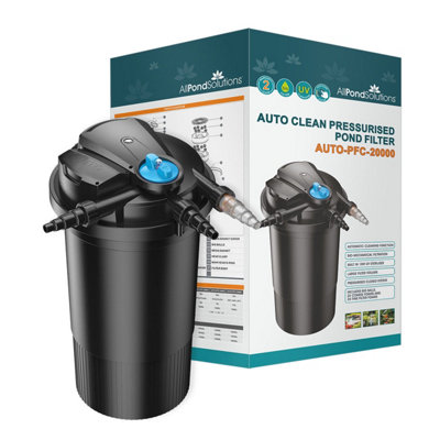 All Pond Solutions Allpondsolutions Auto Cleaning Pressurised Pond Filter Auto-Pfc-20000 from B&Q