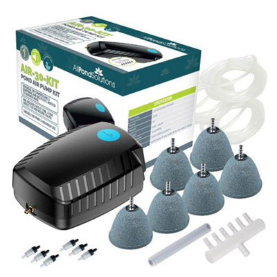 All Pond Solutions 30L/min Outdoor Pond Air Pump Air-30-Kit from B&Q