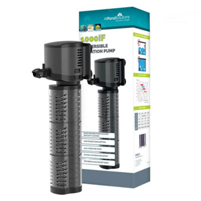 All Pond Solutions Allpondsolutions 1000L/h Aquarium Internal Filter 1000If from B&Q
