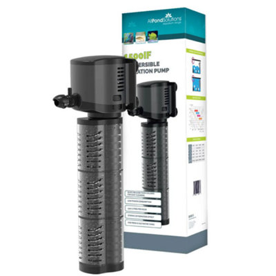All Pond Solutions 1500L/h Aquarium Internal Filter 1500If from B&Q