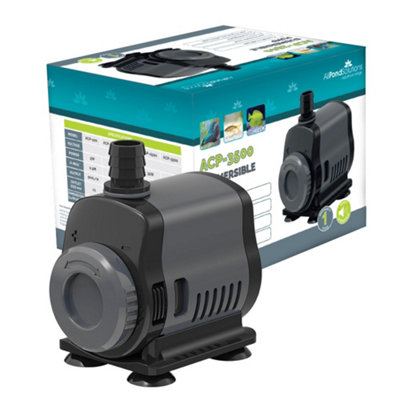 All Pond Solutions Allpondsolutions 3500 L/h Submersible Aquarium Water Pump With Flow Controller from B&Q
