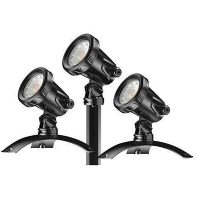 All Pond Solutions Underwater Pond And Garden Gpl-Led-3 LightsSet Of 3 from B&Q