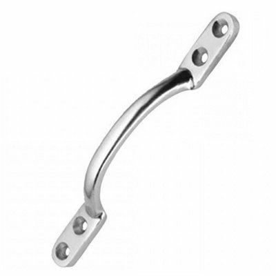 Dzina Sliding Window Sash Handle 150mm (6 Inch) Satin ChromePack Of 1 from B&Q