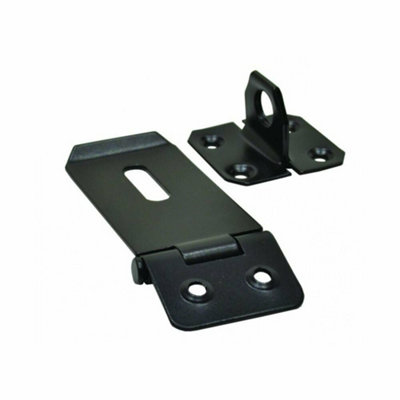 Dzina Hasp And Staple 75mm X 38mm BlackPack Of 1 from B&Q