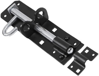 Dzina Brenton Pad Bolt Medium 6 Inch BlackPack Of 1 from B&Q