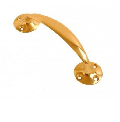  - Dzina Bow Handle 7 Inch BrassPack Of 1