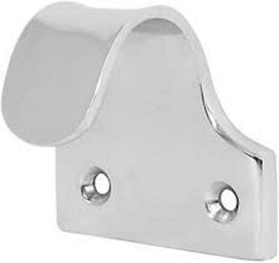 Window Sash Lift Finger Push/pull Slide Grip Handle + Screws Hook Solid Victorian Vintage Old Style Fittings Handles 50mm Hook from B&Q
