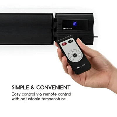 UKEWInstaheat 4Ft Infrared Bar Heater Built In Thermostat 1800W Remote Control And Wifi from B&Q