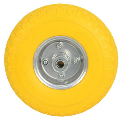 B&Q -  Puncture Burst Proof Solid Rubber Sack Truck Trolley Wheels Spare Tyres