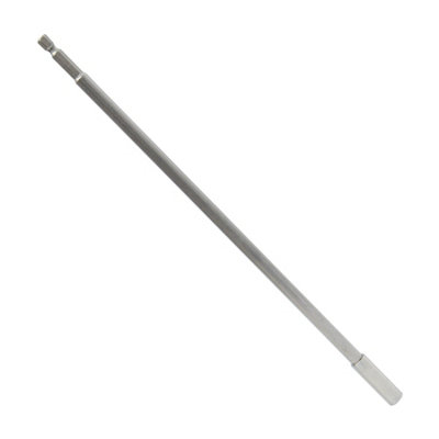 B&Q -  300mm Extra Long Magnetic Bit Holder 1/4" Hex Quick Release Drill Extension Bar For Drills & Screwdrivers