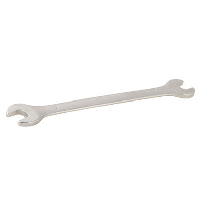 B&Q -   Double Open End Spanner 8mmx9mm Open Ended Wrench Metric Double End Spanner Chrome Vanadium Steel Tight Narrow & Spaces
