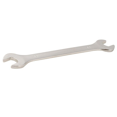 B&Q -   Double Open End Spanner 14mmx15mm Open Ended Wrench Metric Double End Spanner Chrome Vanadium Steel Tight Narrow Space