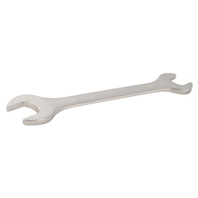B&Q -   Double Open End Spanner 25mmx28mm Open Ended Wrench Metric Double End Spanner Chrome Vanadium Steel Tight Narrow Space