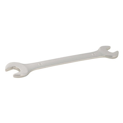 B&Q -   Double Open End Spanner 12mmx13mm Open Ended Wrench Metric Double End Spanner Chrome Vanadium Steel Tight Narrow Space