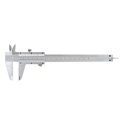 B&Q -   Vernier Caliper 150mm 6" SteelInch Millimeter Fraction ConversionMeasuring Tools Calipers Gauge