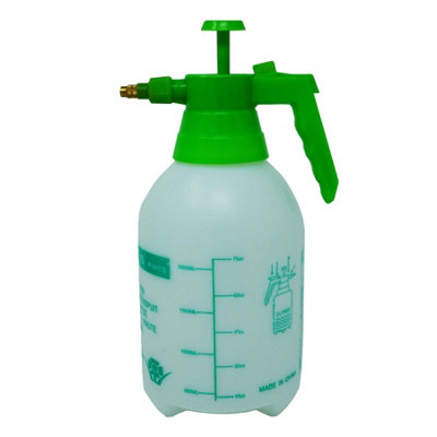 B&Q -  Pressure Sprayer 2L Bottle Water Spray Pump Garden Spraying Weed Killer Chemical