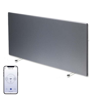 Adax Neo Wifi Portable Electric Heater750WLava Grey from B&Q
