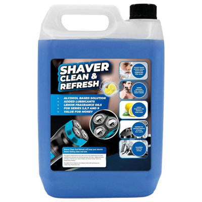 Storm Trading Group 2 X 5 Litres Shaver Cleaning Refill Fluid Clean & Renew Cartridge from B&Q
