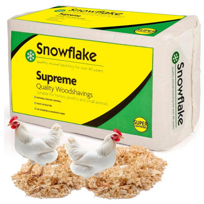 Storm Trading Group 15Kg Large Supreme Animal Bedding Softwood Shavings Timber Bale For GoatsHorsesPoultry & Sheep from B&Q