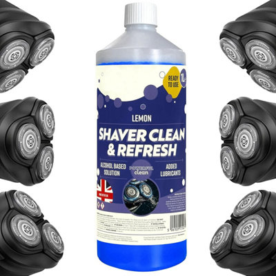 Storm Trading Group 1 X 1 Litre Shaver Cleaning Refill Fluid Handy Size Bathroom Bottle Clean & Renew Cartridge from B&Q