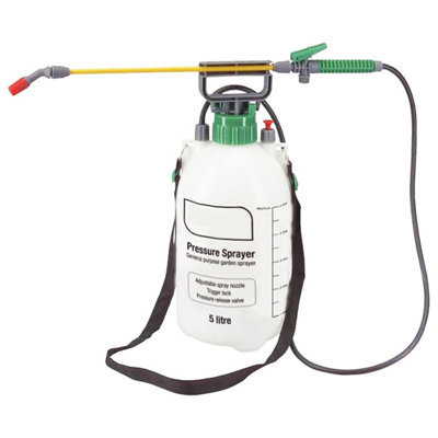 Storm Trading Group 5 Litre Pump Action General Purpose Garden Pressure Sprayer Ideal For Pesticides & Insecticides Water Pump Sprayer from B&Q