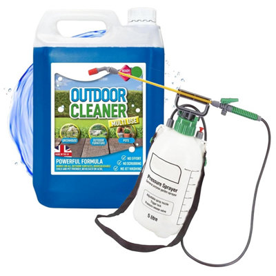 Storm Trading Group 5 Litre Pressure Sprayer & Multi Purpose Ready To Use Outdoor Cleaner
