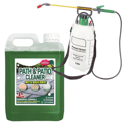Storm Trading Group Large Pressure Sprayer With 2.5 Litre Path & Patio Cleaner Fluid from B&Q
