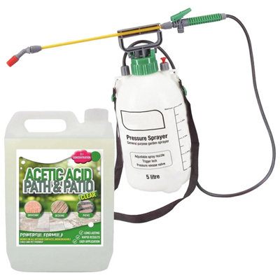 Storm Trading Group 5L Pressure Sprayer & Garden Acetic Acid Vinegar from B&Q