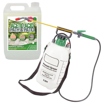 Storm Trading Group Garden Acetic (2.5L) & Pressure Sprayer Acid Vinegar from B&Q
