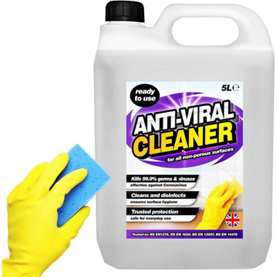 Storm Trading Group 1 X 5L Antiviral Disinfectant Surface Cleaner Ready To Use from B&Q