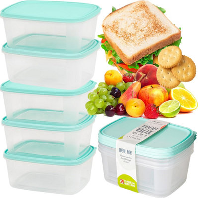 Storm Trading Group 6 X 3L Reusable Food Storage Meal Prep Containers With Lids from B&Q