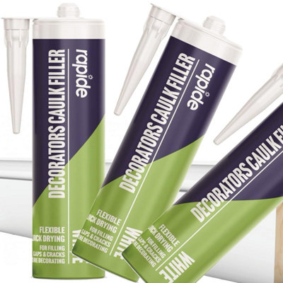 Storm Trading Group 1 X White Multi Use Decorators Caulk Gap & Crack Filler Sealant from B&Q