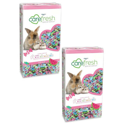 Storm Trading Group 2 Bags 10L Each (20 Litres In Total) Small Dust-Free Tutti Frutti Natural Paper Pet Bedding With Odour Control from B&Q